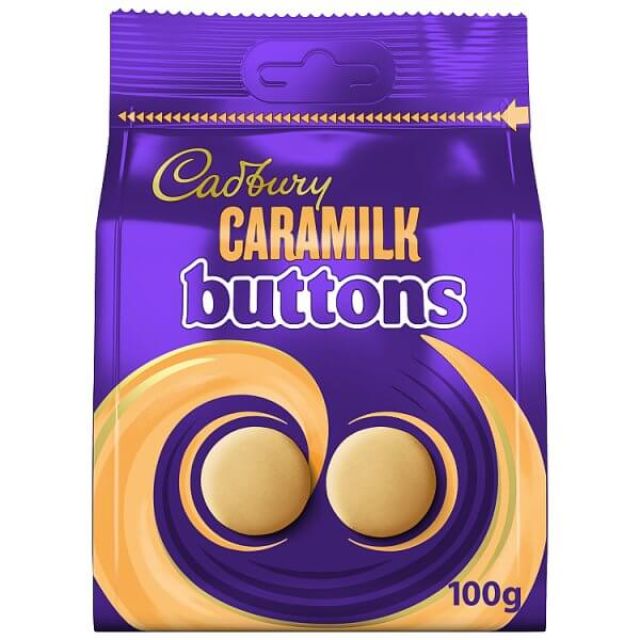 Cadbury Caramilk Golden Caramel Chocolate Buttons Bag
