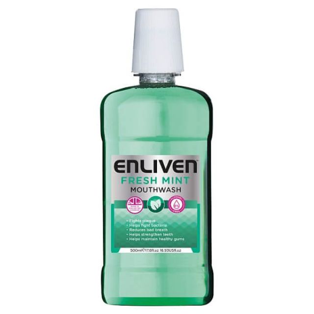 Enliven Fresh Mint Mouthwash