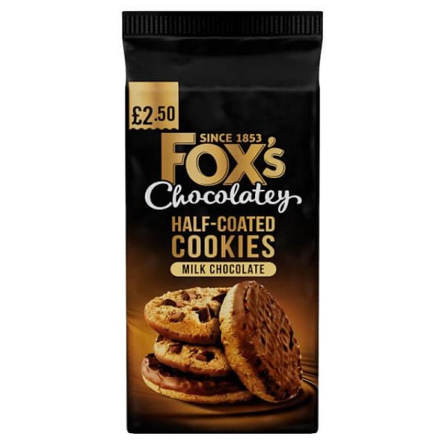 Fox's Fabulous Half Coated Milk Chocolate Cookies