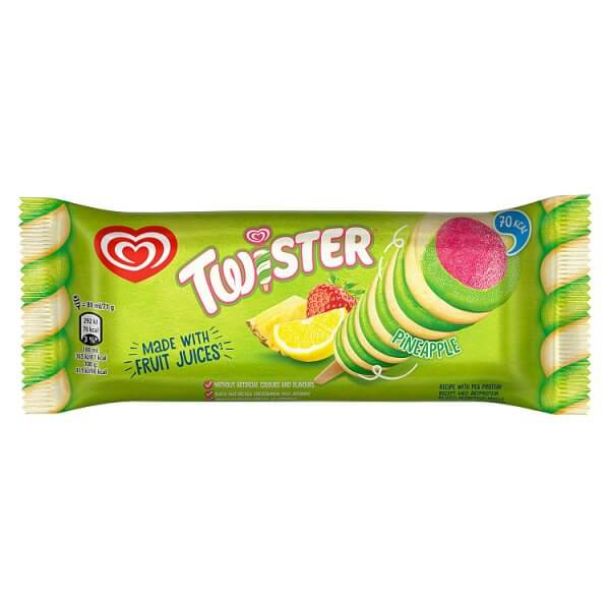 Heartbrand Twister Ice Lolly Pineapple