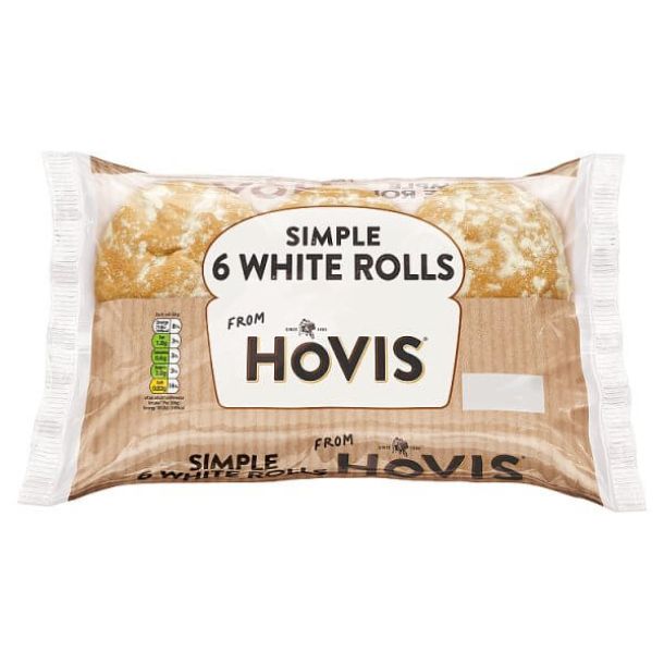 Hovis Simple  White Rolls