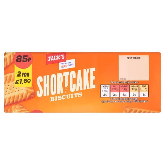 Jack's Shortcake Biscuits
