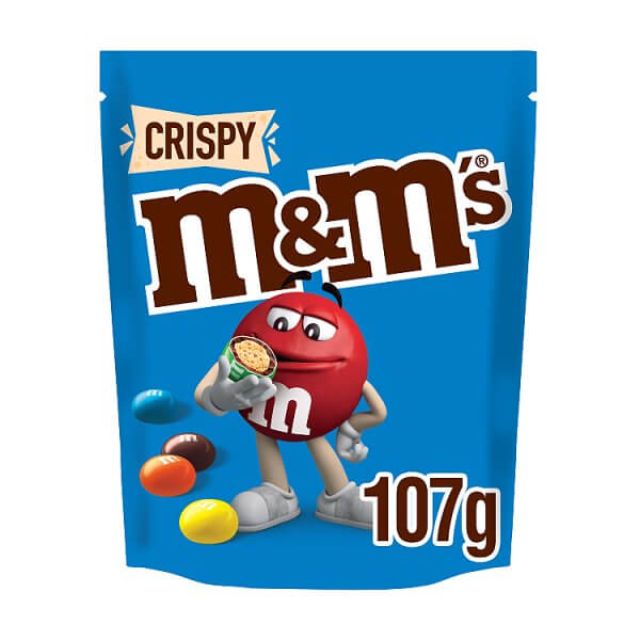 M&M's Crispy Milk Chocolate Bites Pouch Bag