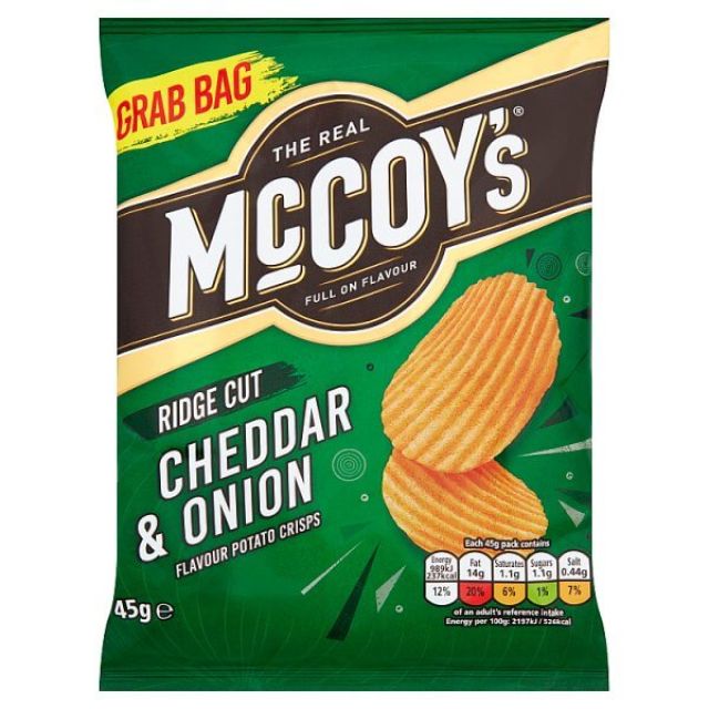 McCoys Cheddar & Onion Grab Bag