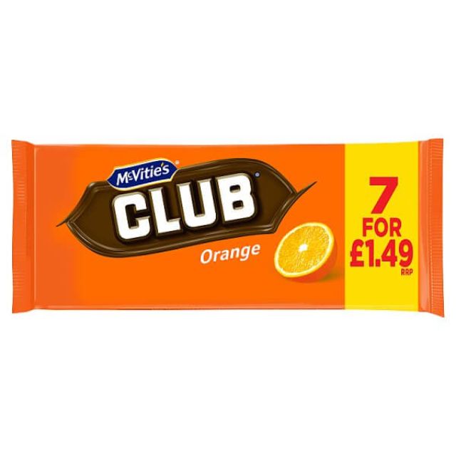 McVitie's Club Orange Bars