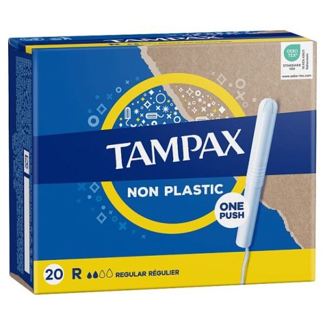 Tampax Regular Tampons With Cardboard Applicator