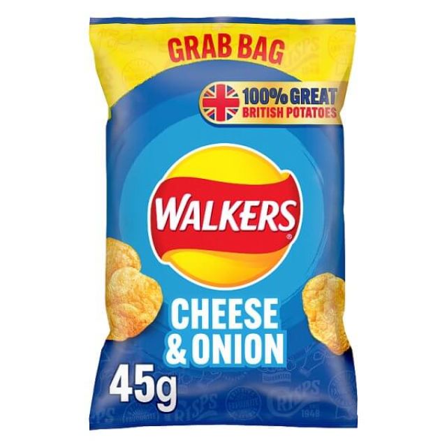 Walkers Cheese & Onion Grab Bag