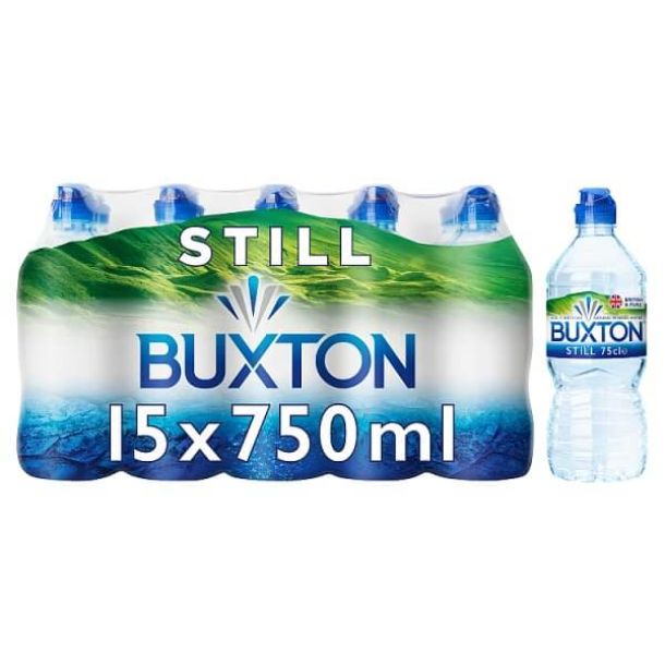 Buxton Still Natural Mineral Water Sports Cap